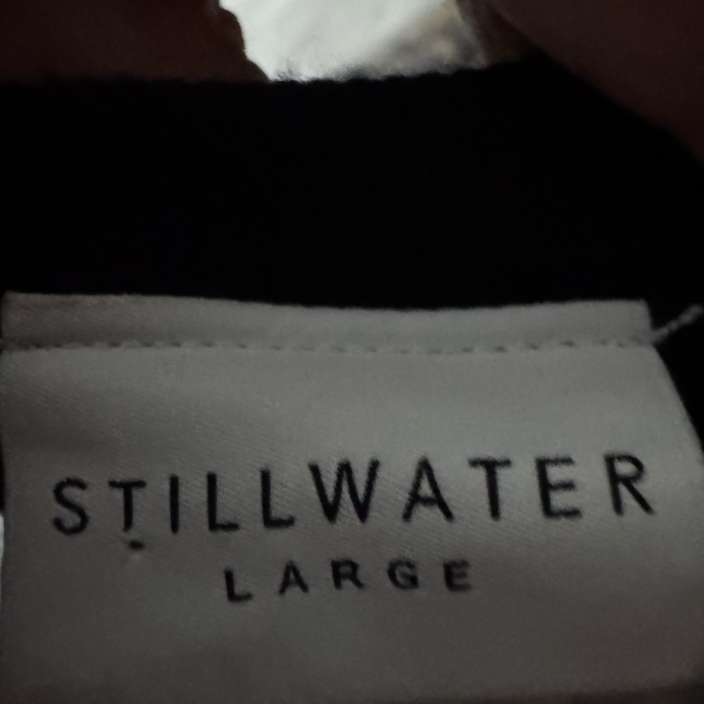 Still Water Black Sleeveless Dress double lined ribbed so good - Picture 2 of 5